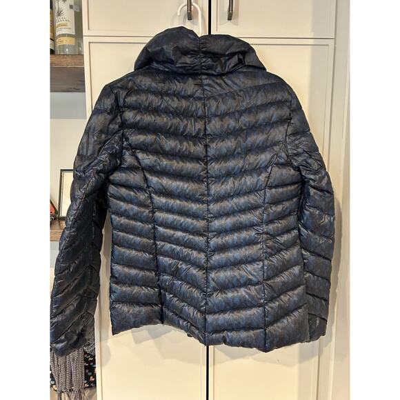 Jessica Simpson Womens Medium Jacket Coat Parka Down Gray Puffer Pockets Quilted - Picture 2 of 7